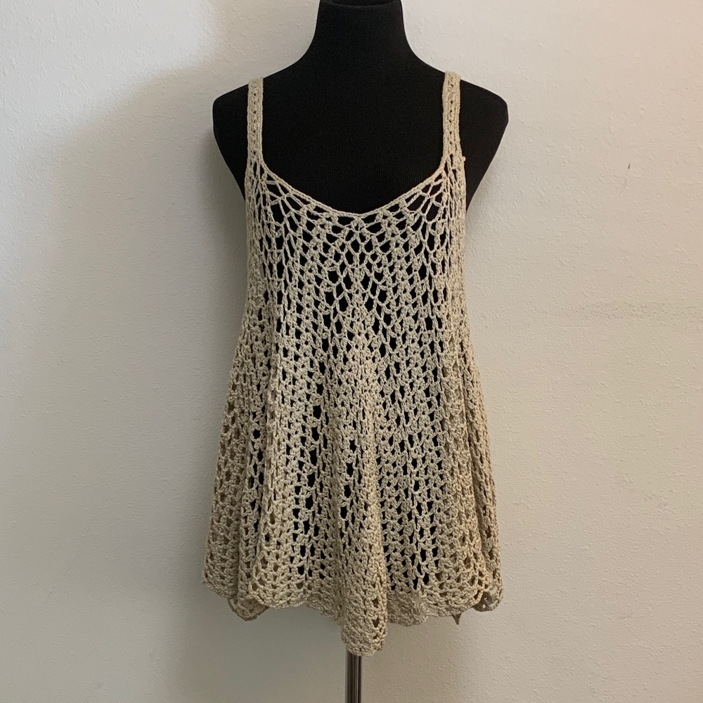 Sand Macrame top